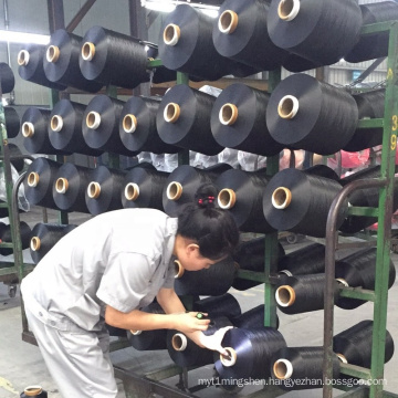 STOCK POLYESTER YARN JET BACK DTY 600D 192F HIM